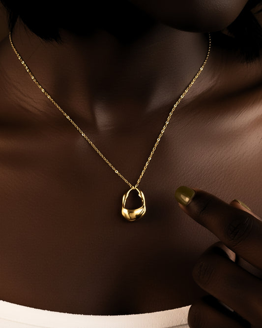 Anti-Tarnish Celestial Drop Pendant