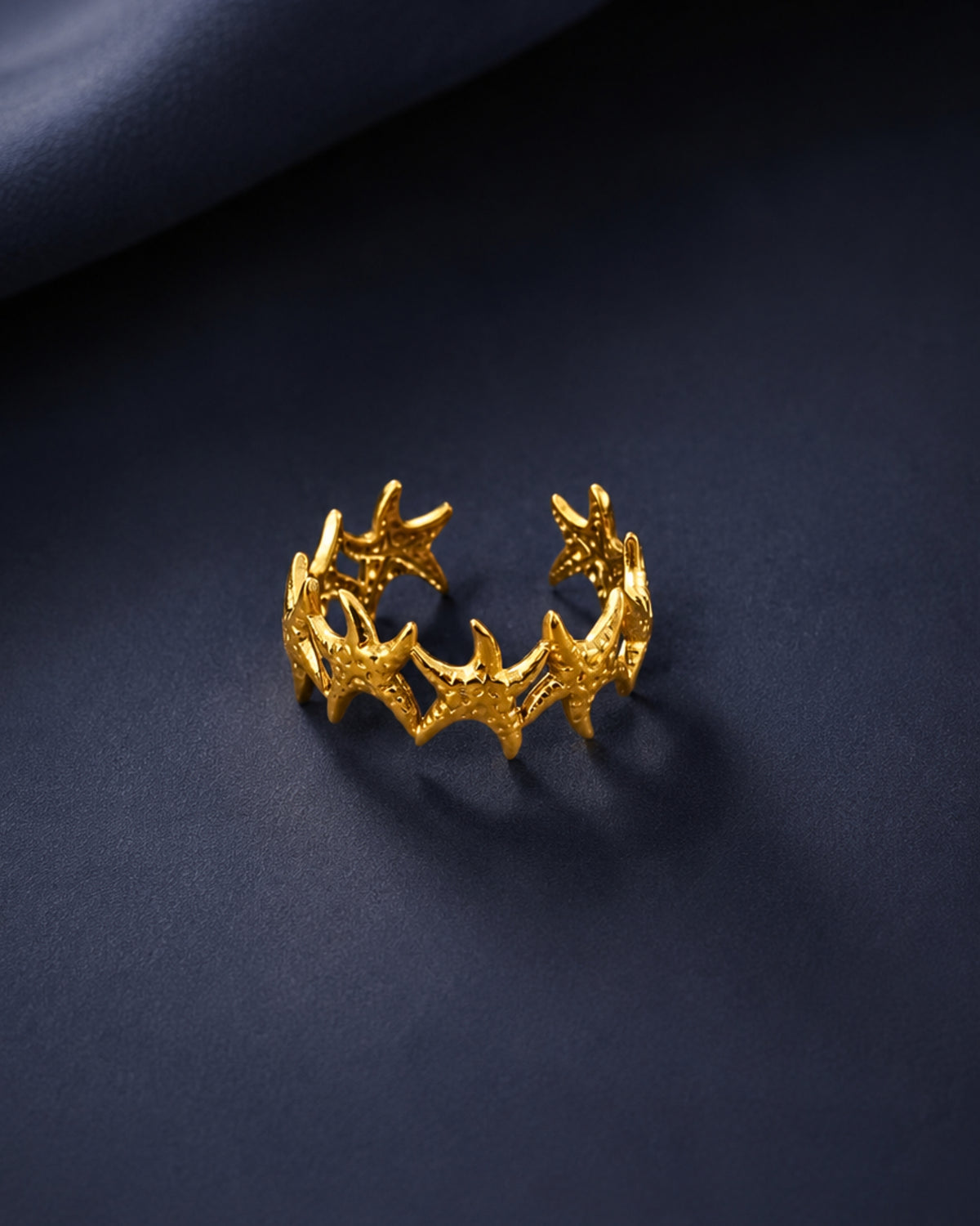 Anti-Tarnish Starfish Ring