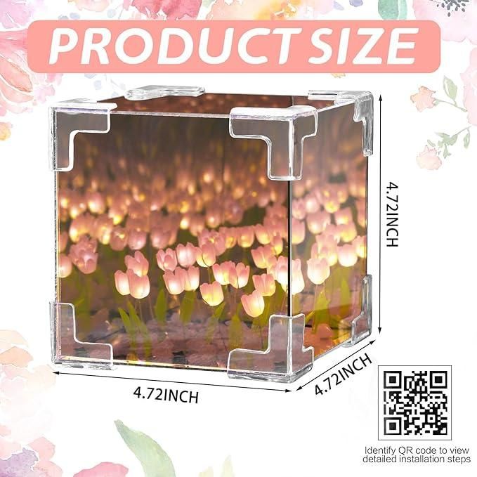 DIY - Decorative Tulip Mirror Lamp