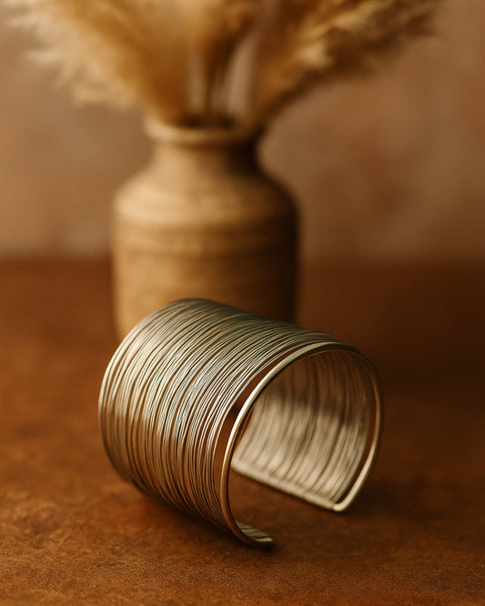 Silver-Plated Mesh Bracelet