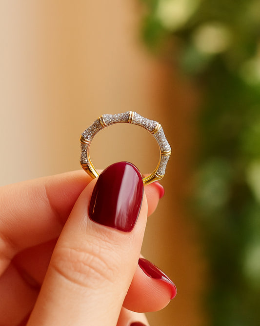 Gilded Bamboo Ring
