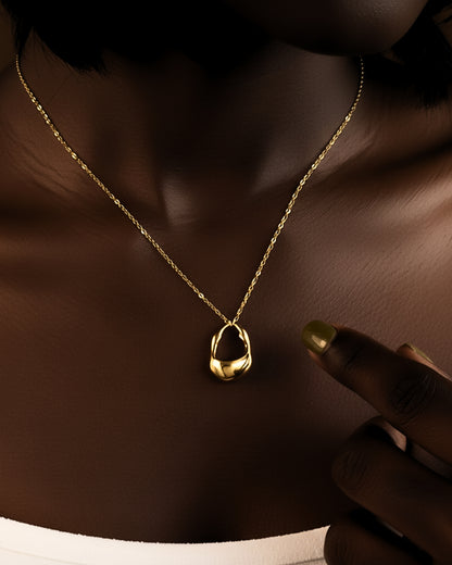 Anti-Tarnish Celestial Drop Pendant