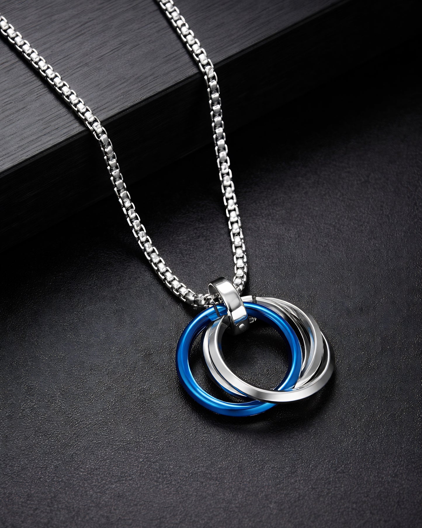 Men’s Anti-Tarnish Orbit Pendant