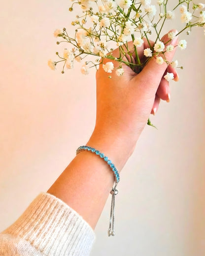 Anti-Tarnish Celestial Blue Bracelet