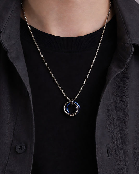 Men’s Anti-Tarnish Orbit Pendant