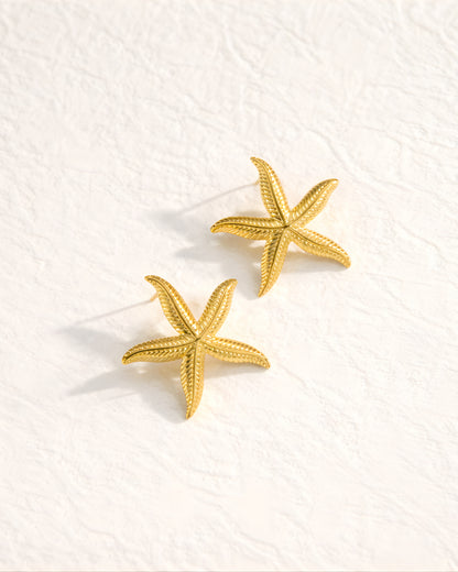 Anti-Tarnish Celestial Star Studs