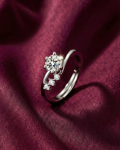 Anti-Tarnish Luna Spark Ring