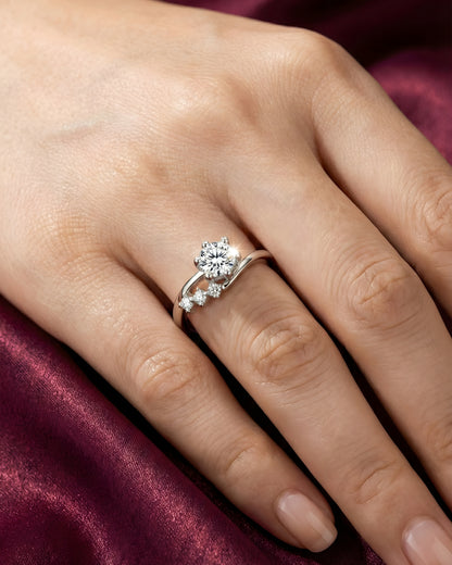 Anti-Tarnish Luna Spark Ring