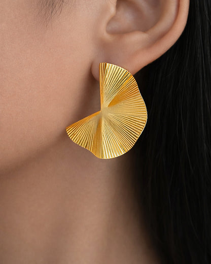 Anti-Tarnish Aurelia Contemporary Earrings