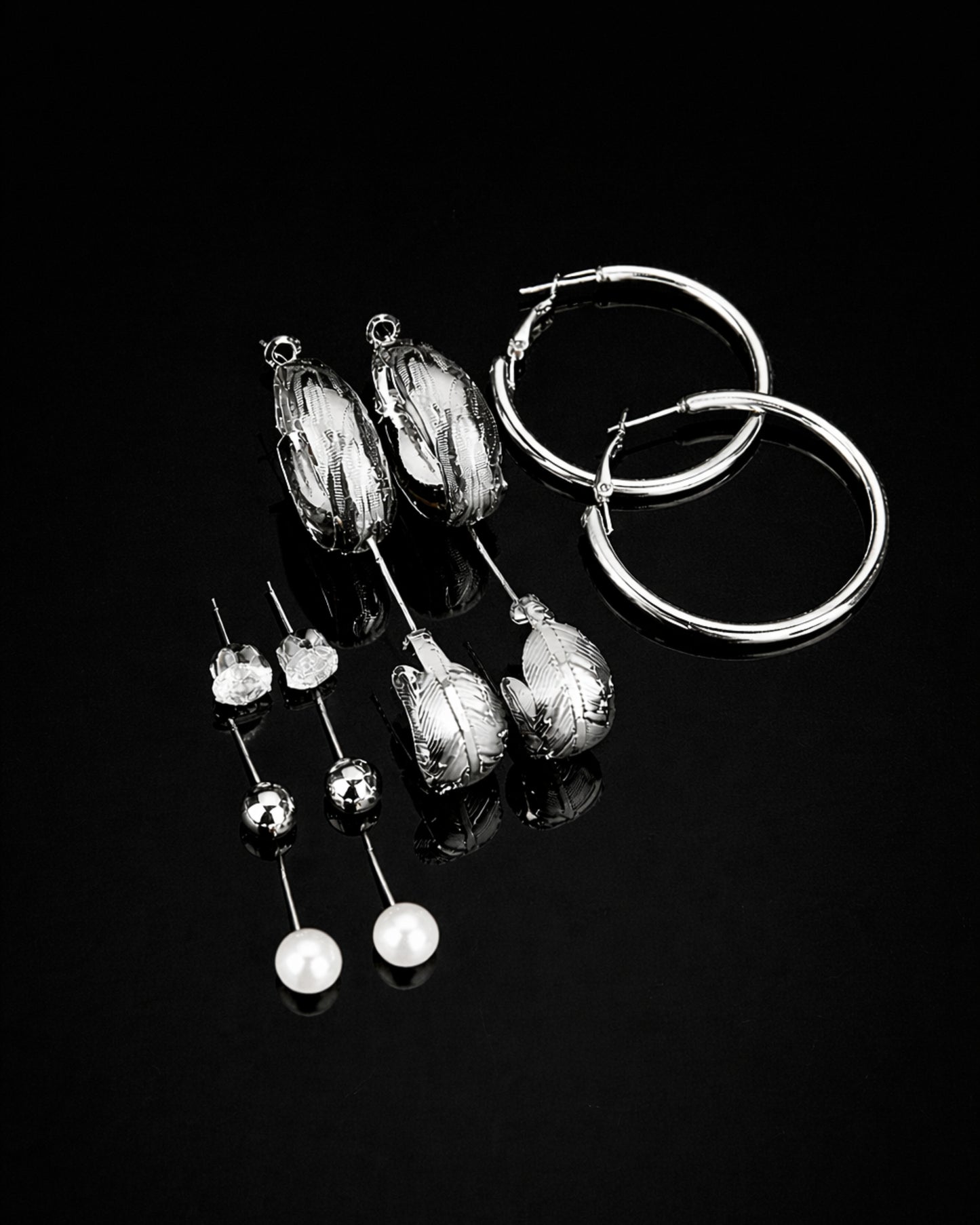 Celestia Leaf Pearl Set