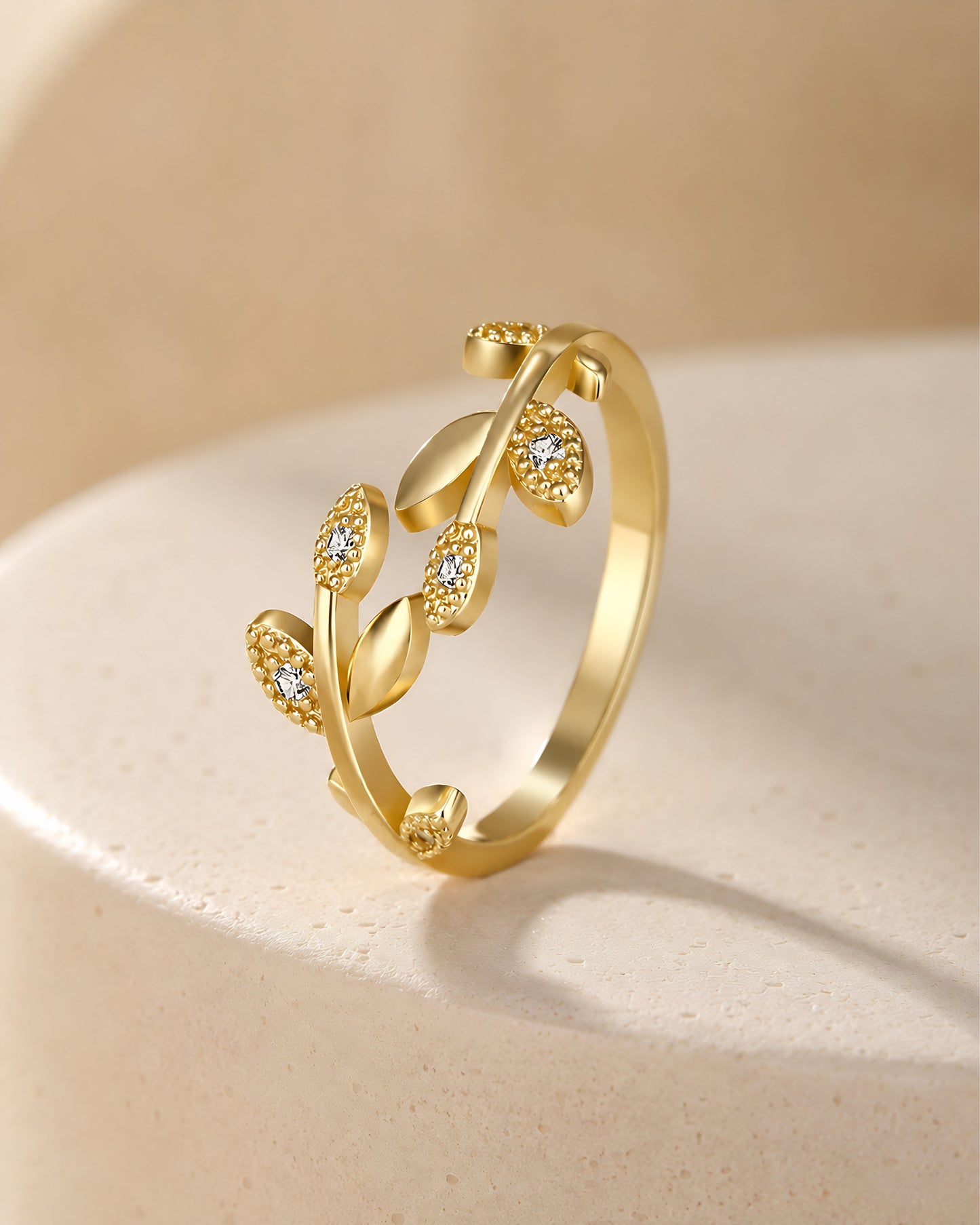 Seraphina Leaf Ring