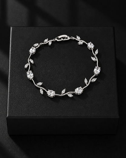 Anti-Tarnish Silver Tulip Bracelet