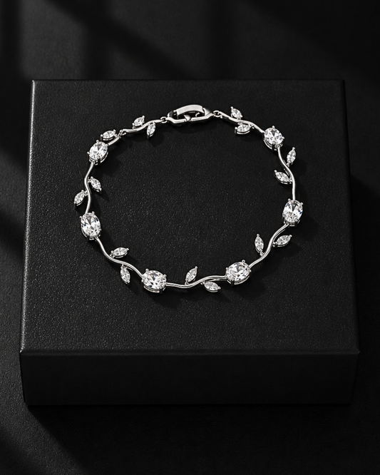 Anti-Tarnish Silver Tulip Bracelet