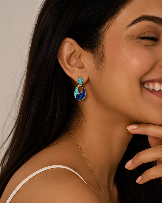 Blue Wave Earrings