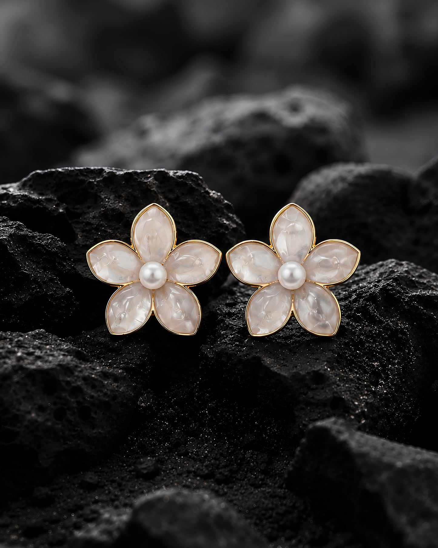 Pearl Blossom Earrings