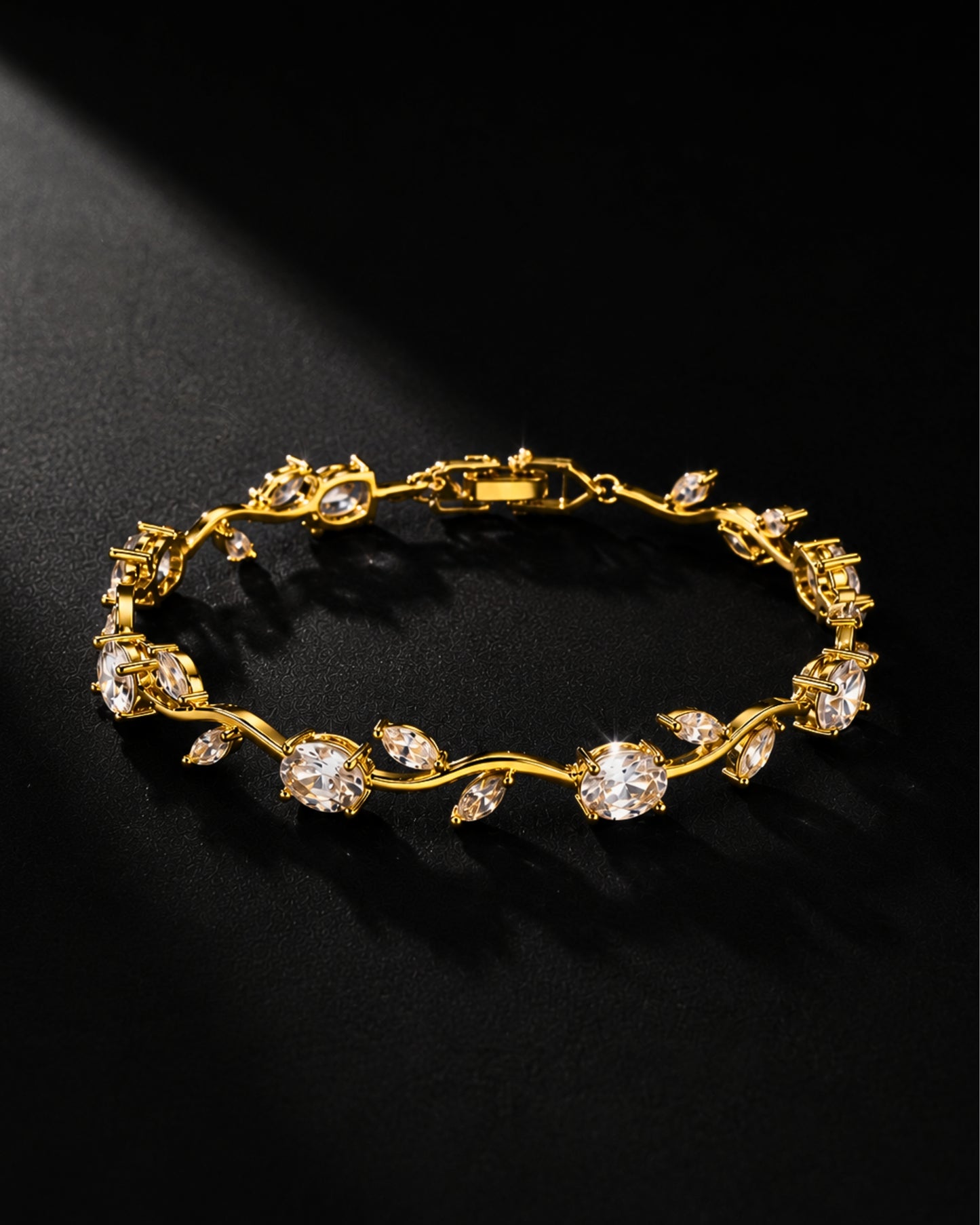 Anti-Tarnish Golden Tulip Bracelet