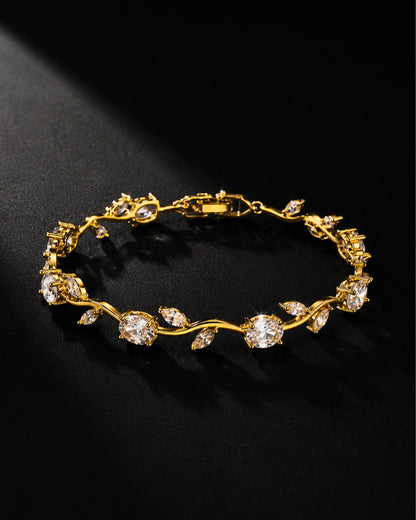 Anti-Tarnish Golden Tulip Bracelet
