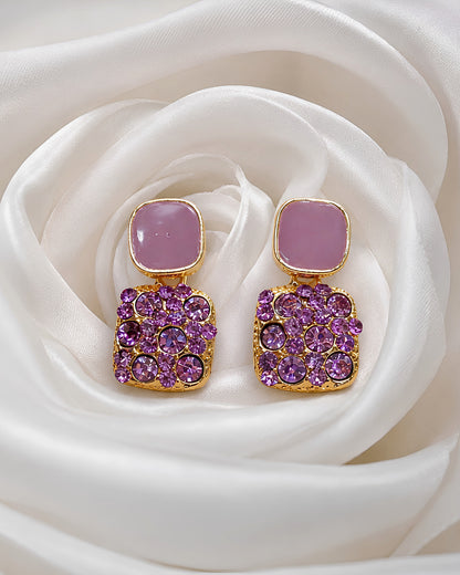 Lavender Spark Earrings