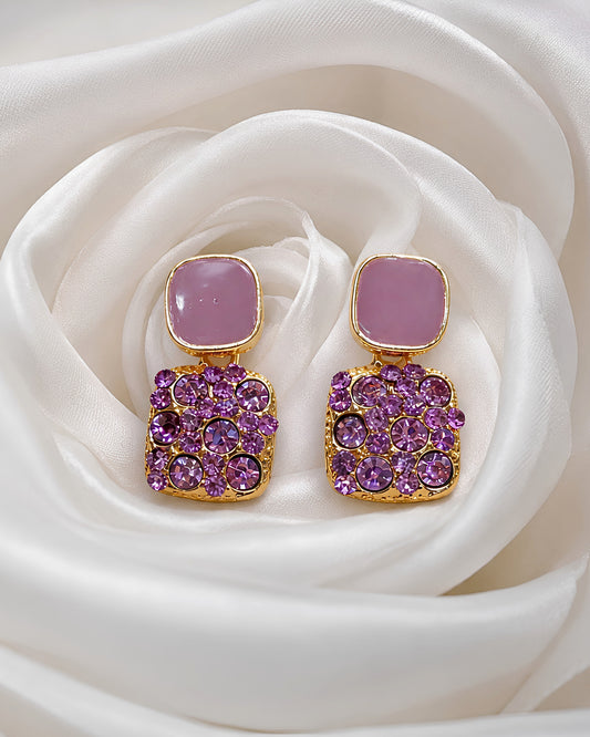 Lavender Spark Earrings