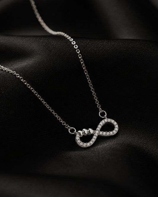 Anti-Tarnish Silver Infinity Grace Pendant
