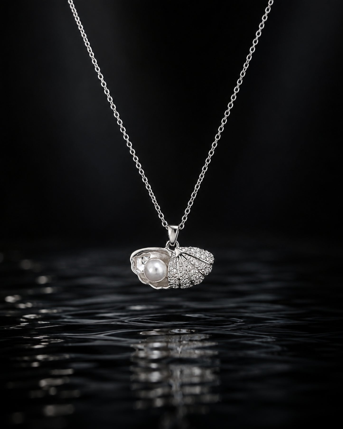 Anti-Tarnish Oceanic Pearl Pendant