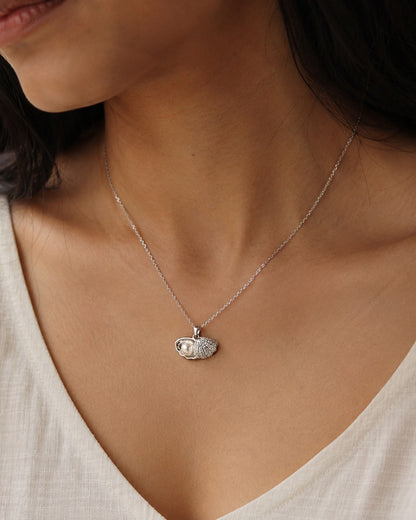 Anti-Tarnish Oceanic Pearl Pendant