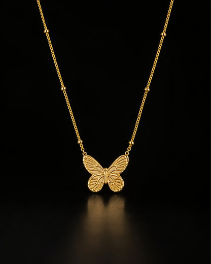 Anti-Tarnish Butterfly-themed Pendant