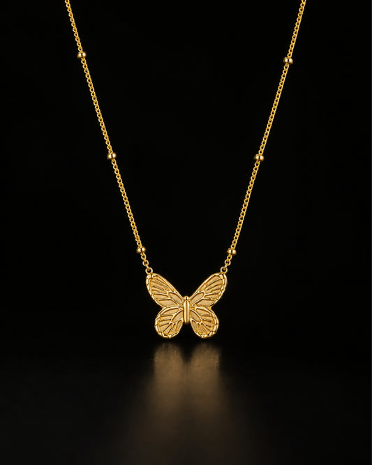 Anti-Tarnish Butterfly-themed Pendant