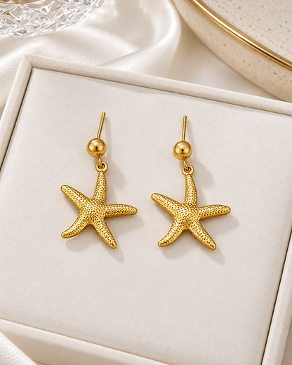 Anti-Tarnish Stella Star Drop Earrings