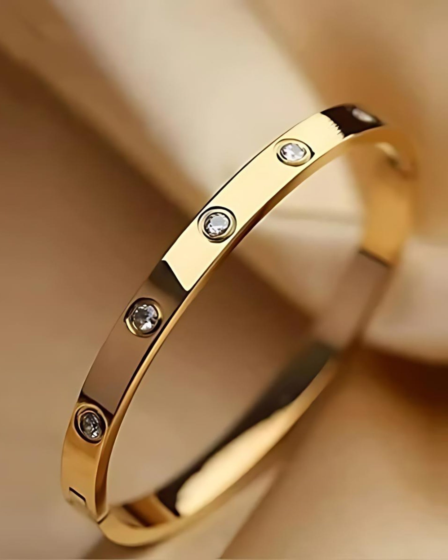 Anti-Tarnish Gold Plated Love Bracelet