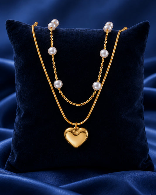 Anti-Tarnish Layered Love Pendant