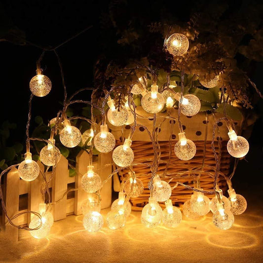 Crystal Balls - 16 LED String Light