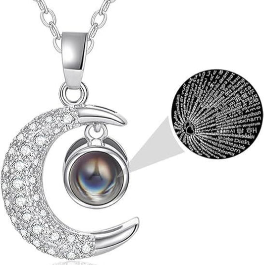 Moon Projection Necklace