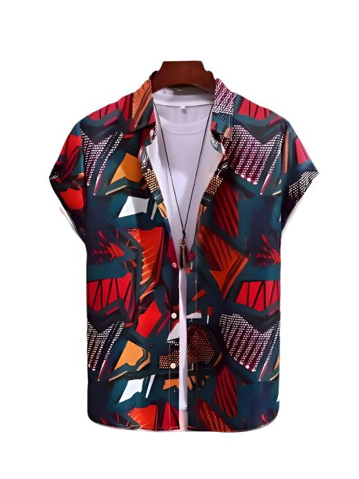 Ark of Oasis - Men Regular Fit Printed Casual Shirt