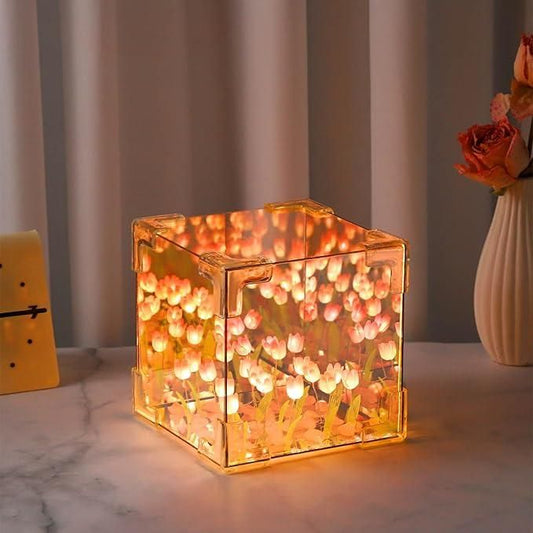 DIY - Decorative Tulip Mirror Lamp