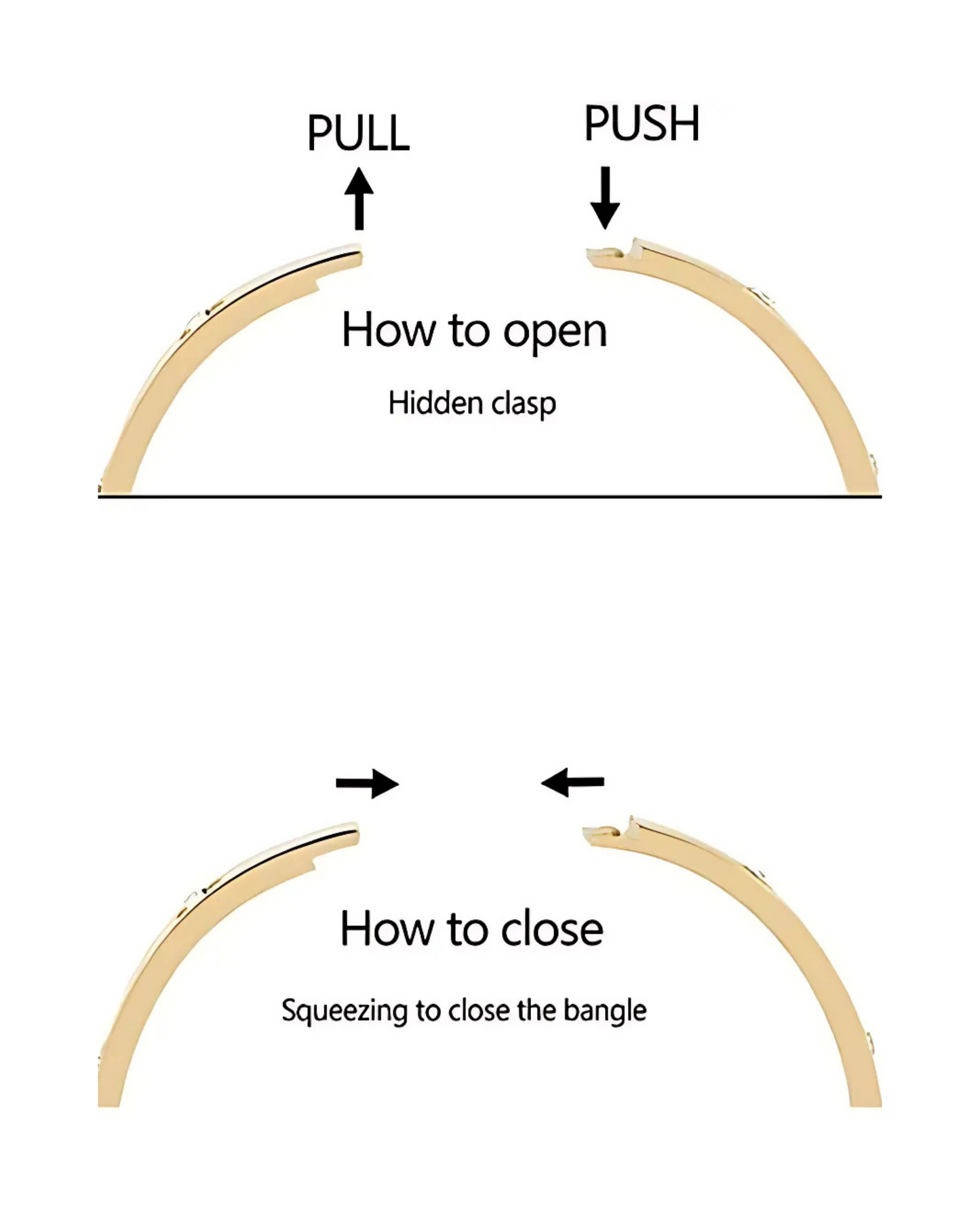 Anti-Tarnish Gold Plated Love Bracelet