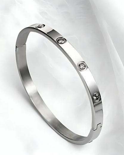 Anti-Tarnish Silver Plated Love Bracelet