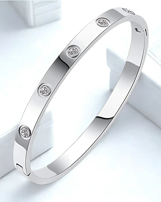 Anti-Tarnish Silver Plated Love Bracelet