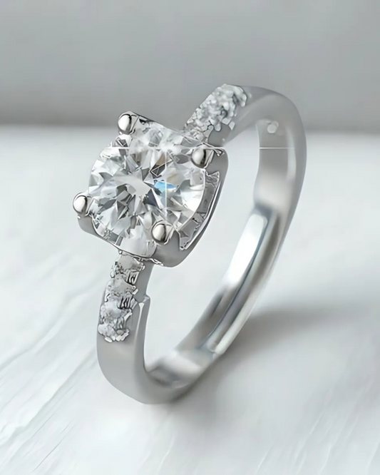 Anti-Tarnish Eternal Radiance American Diamond Ring