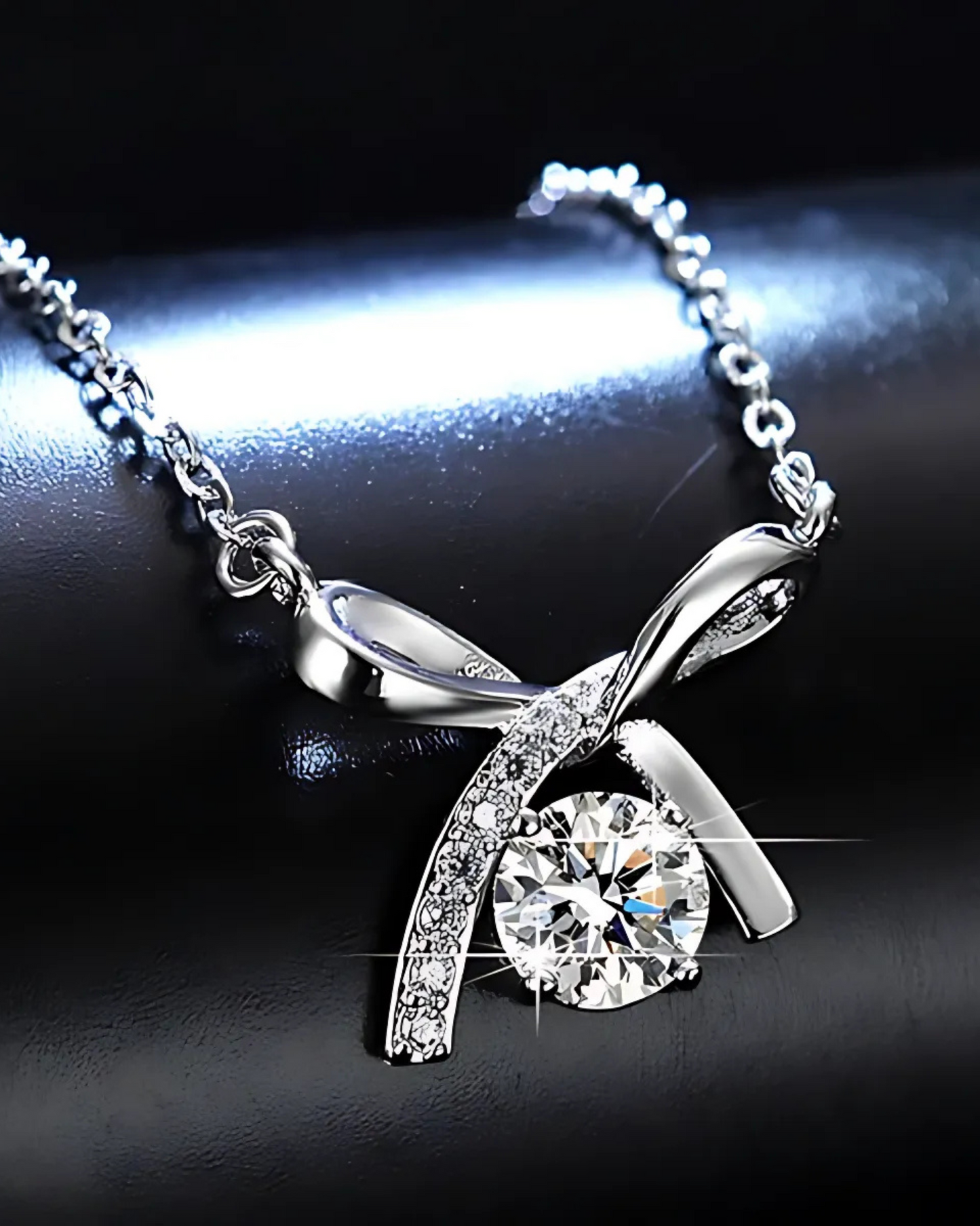 Anti-Tarnish Silver Plated Infinity Pendant